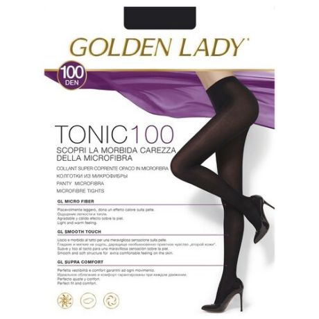 Колготки Golden Lady Tonic 100 den, размер 4-L, nero (черный)