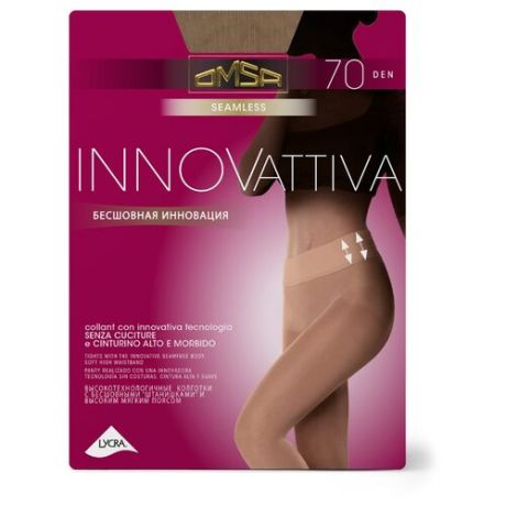 Колготки Omsa Innovattiva 70 den, размер 4-L, caramello (бежевый)