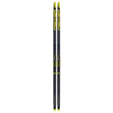 Беговые лыжи Fischer Twin Skin Carbon Jr IFP серый/черный/желтый 172 см