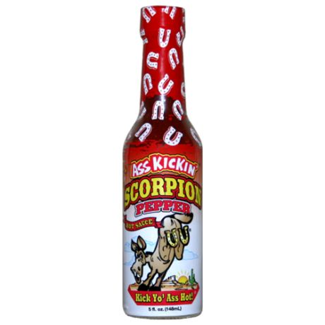Соус Ass Kickin перечный Scorpion Pepper Hot Sauce, 148 мл