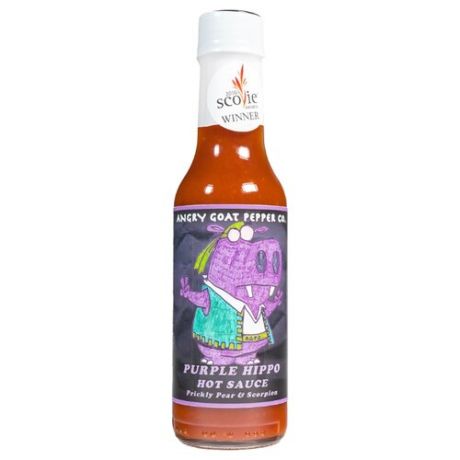 Соус Angry Goat Pepper Co. Purple Hippo Hot Sauce 0.148 л