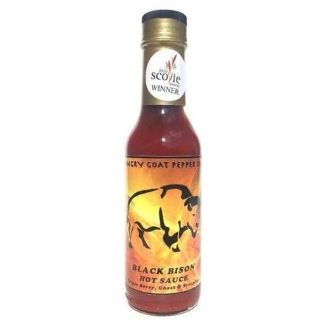 Соус Angry Goat Pepper Co. Black Bison Hot Sauce 0.148 л
