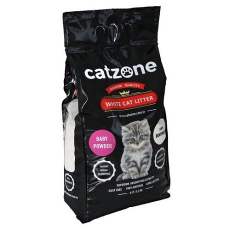 Комкующийся наполнитель Catzone Baby Powder 5,2 кг