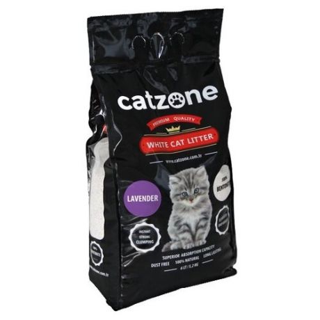 Комкующийся наполнитель Catzone Lavender 10 кг