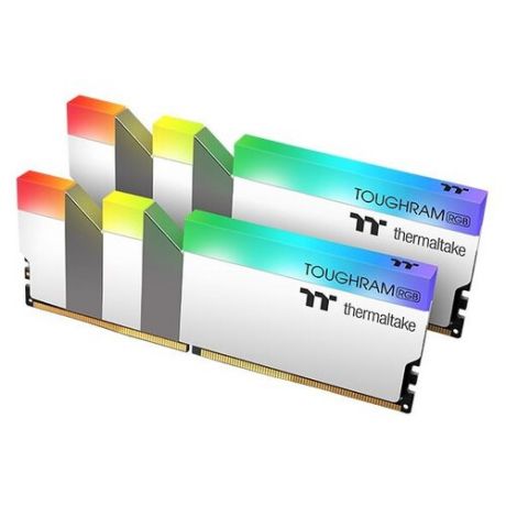 Оперативная память Thermaltake DDR4 3600 (PC 28800) DIMM 288 pin, 8 ГБ 2 шт. 1.35 В, CL 18, TOUGHRAM RGB (R022D408GX2-3600C18A)