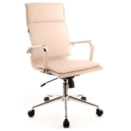 Компьютерное кресло Everprof Nerey T для руководителя, обивка: искусственная кожа, цвет: бежевый