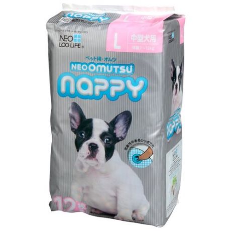 Подгузники для собак Neo loo life Neo Omutsu Nappy L 12 шт.