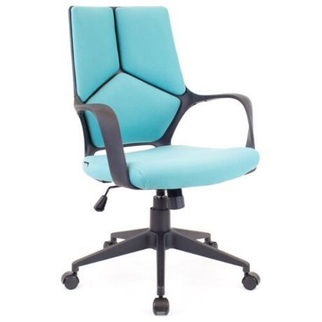 Компьютерное кресло Everprof Trio Black LB T офисное, обивка: текстиль, цвет: бирюзовый