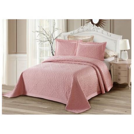 Комплект с покрывалом Cleo Blumarine 220х240 см, розовый