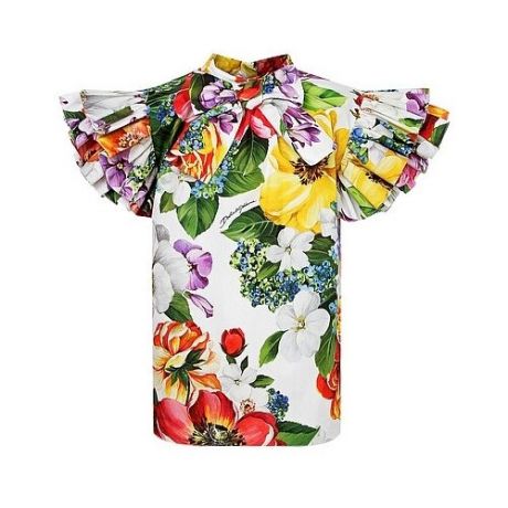 Блузка DOLCE & GABBANA размер 140, разноцветный