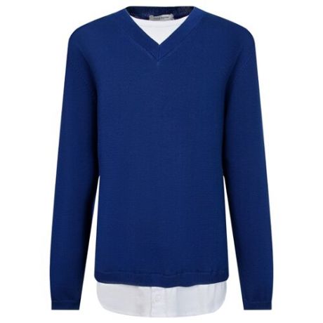 Пуловер Paolo Pecora размер 140, синий