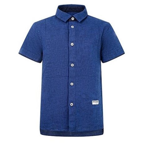 Рубашка Paolo Pecora размер 174, синий