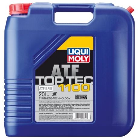 Трансмиссионное масло LIQUI MOLY Top Tec ATF 1100 20 л
