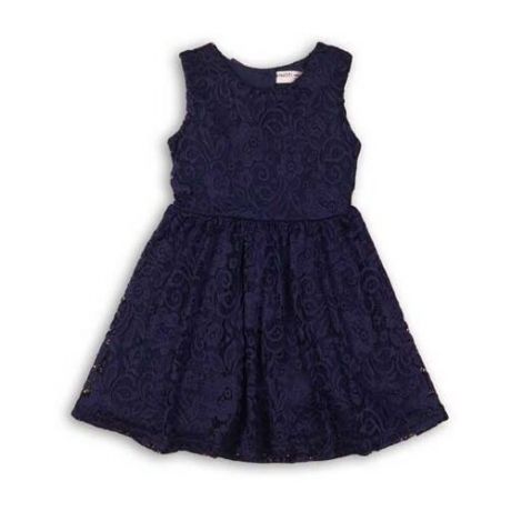 Платье Minoti размер 4-5г, голубой
