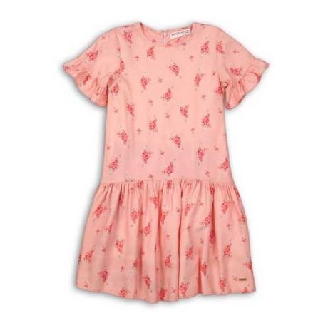 Платье Minoti размер 7-8л, розовый