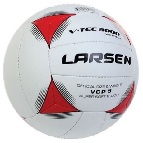 Волейбольный мяч Larsen V-tec3000 бело-красный
