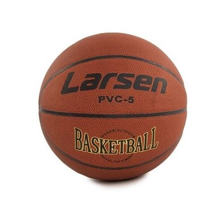 Баскетбольный мяч Larsen PVC5, р. 5 коричневый