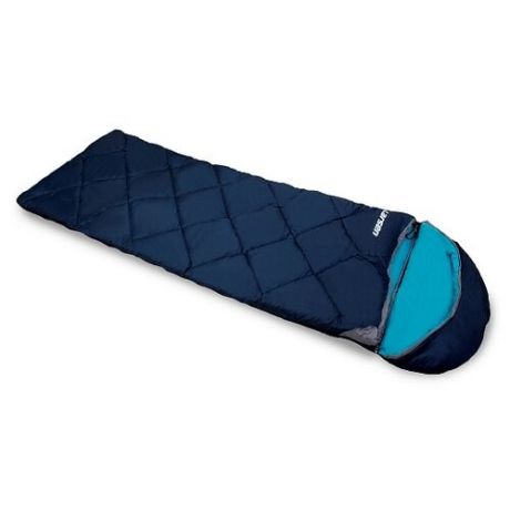 Спальный мешок Larsen RS 350 синий с левой стороны