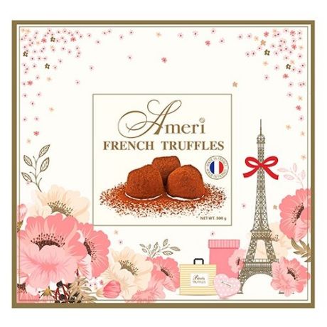 Набор конфет Ameri French Truffles трюфели классические Весна в Париже, 250 г