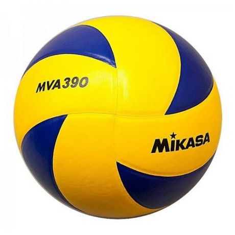 Волейбольный мяч Mikasa MVA390 желто-синий