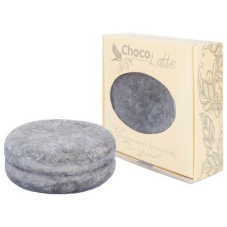 ChocoLatte твердый шампунь Блэки для нормальных, комбинированных и склонных к жирности волос, 60 г