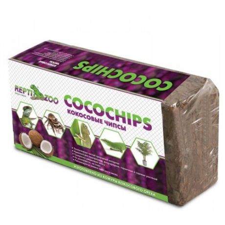Грунт Repti Zoo Cocochips, 0.5 кг коричневый