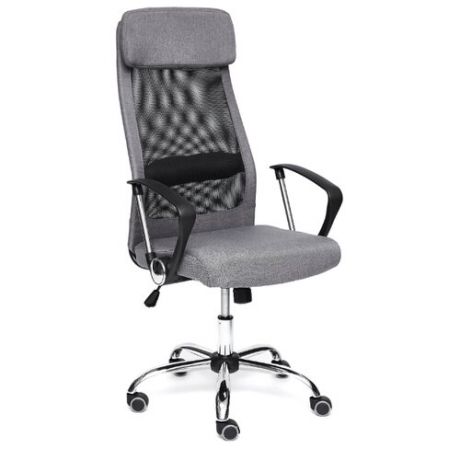 Компьютерное кресло TetChair Profit офисное, обивка: текстиль, цвет: серый/черный
