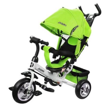Трехколесный велосипед Moby Kids Comfort 10x8 EVA зеленый