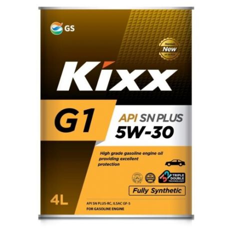 Моторное масло Kixx G1 5W-30 SN Plus 4 л