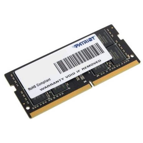 Оперативная память Patriot Memory DDR4 2666 (PC 21300) SODIMM 260 pin, 32 ГБ 1 шт. 1.2 В, CL 19, PSD432G26662S
