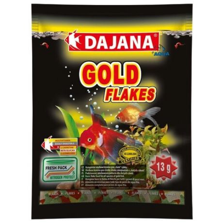 Сухой корм для рыб Dajana Pet Gold Flakes 80 мл 13 г