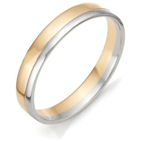 АЛЬКОР Обручальное кольцо из красного золота 1-00057, размер 15