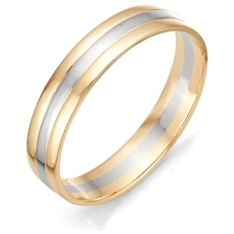 АЛЬКОР Обручальное кольцо из красного золота 1-00056, размер 21.5