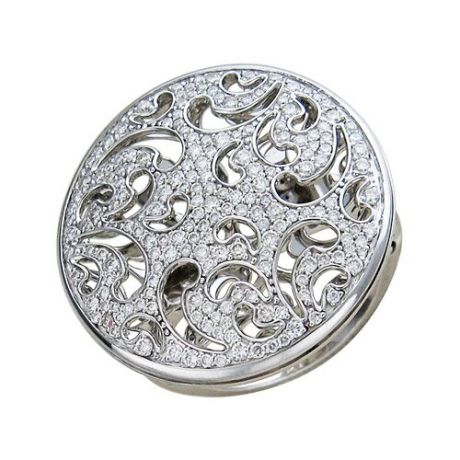 Эстет Кольцо с бриллиантами из белого золота 750 пробы 01К675637, размер 18