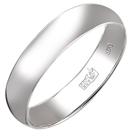 Эстет Обручальное кольцо из белого золота 01О020376, размер 17