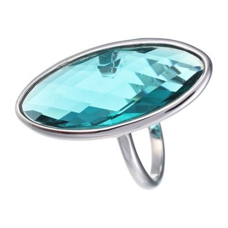 JV Кольцо с ювелирным стеклом из серебра B3160-US-007-WG, размер 17