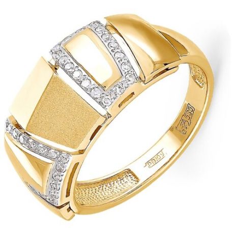 KABAROVSKY Кольцо с 38 бриллиантами из жёлтого золота 11-2707-1000, размер 18.5