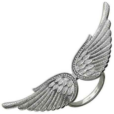 Эстет Кольцо Крылья с фианитами из серебра 01К158365, размер 17.5