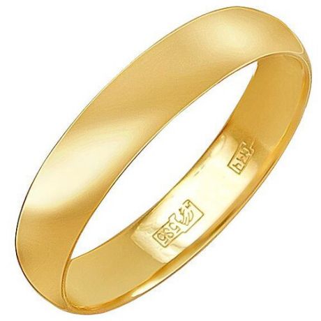 Эстет Обручальное кольцо из жёлтого золота 01О030376, размер 20