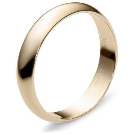 Эстет Обручальное кольцо из жёлтого золота 01О030012, размер 16.5