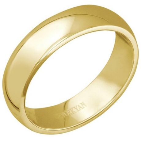 Эстет Кольцо из жёлтого золота 01О030370, размер 19
