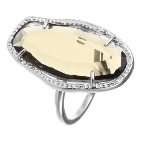 JV Кольцо с стеклом из серебра B3179-US-006-WG, размер 18