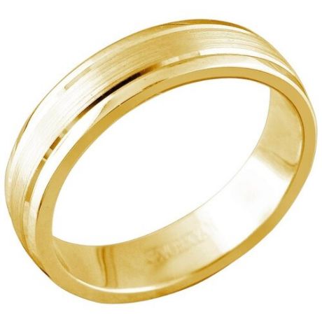 Эстет Кольцо из жёлтого золота 01О030362, размер 19.5