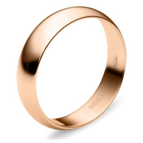 Эстет Обручальное кольцо из красного золота 01О010014, размер 23.5