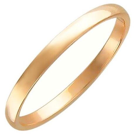 Эстет Обручальное кольцо из красного золота 01О010259, размер 17.5