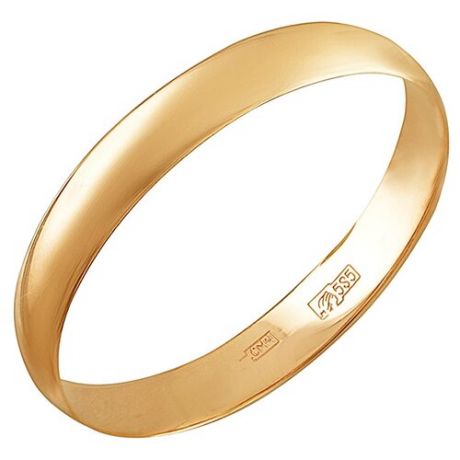 Эстет Обручальное кольцо из красного золота 01О010376, размер 20.5