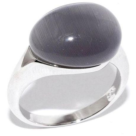 Silver WINGS Кольцо с кошачьим глазом из серебра 21sr1103-c032-97, размер 16.5
