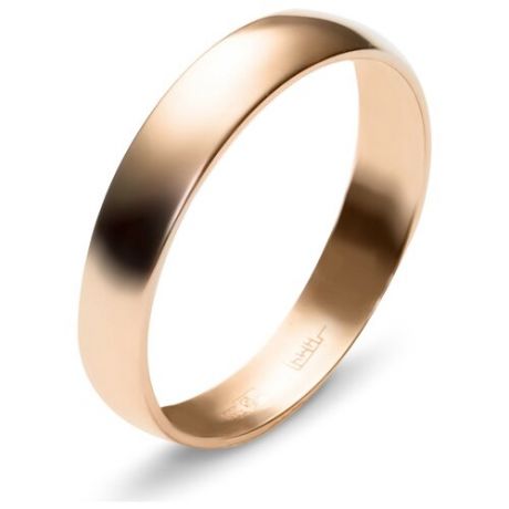 Эстет Обручальное кольцо из красного золота 01О010142, размер 16.5