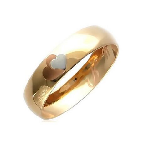 Эстет Обручальное кольцо из красного золота 01О010166, размер 21.5