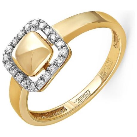KABAROVSKY Кольцо с 20 бриллиантами из жёлтого золота 11-2805-1000, размер 17